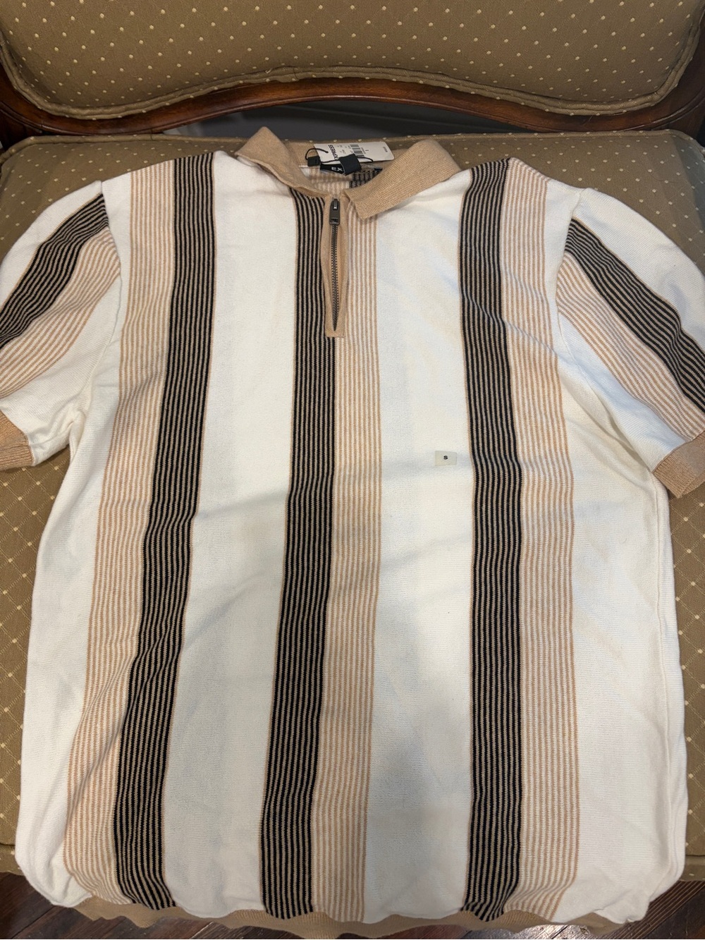 Short-Sleeve Zip Polo Men